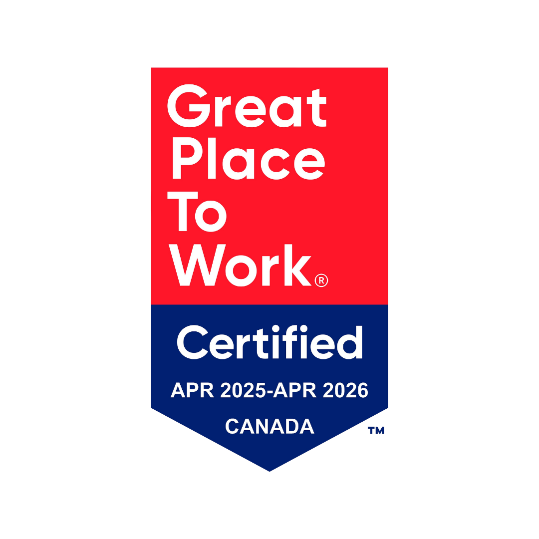 Great Place to Work Canada 2025-2026 Great Place to Work in Canada Certification Badge for April 2025 to April 2026